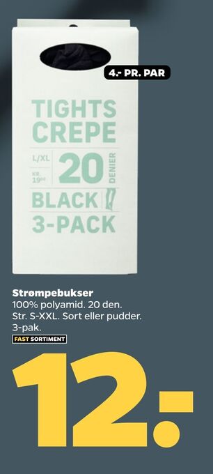 Netto Strømpebukser tilbud