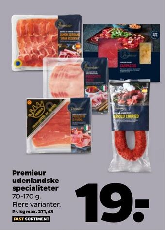 Netto Premieur udenlandske specialiteter tilbud