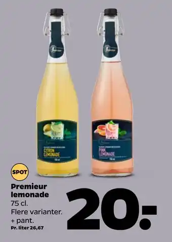 Netto Premieur lemonade tilbud