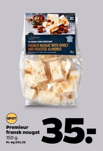Netto Premieur fransk nougat tilbud