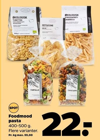Netto Foodmood pasta tilbud