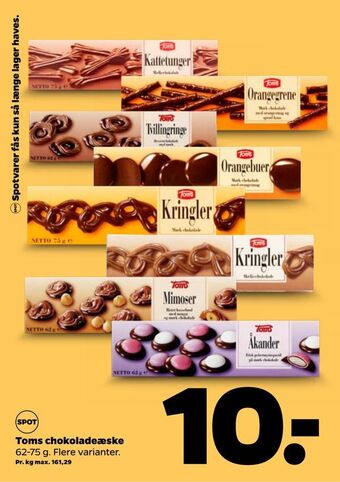 Toms chokoladeæske