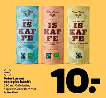 Netto Peter Larsen økologisk iskaffe tilbud