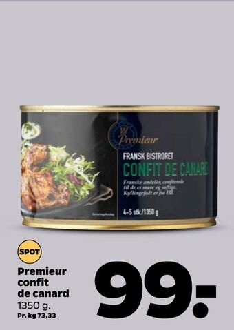 Netto Premieur confit de canard tilbud