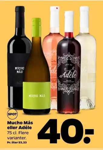 Netto Mucho Más eller Adéle tilbud