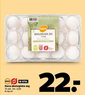 Netto Dava økologiske æg tilbud