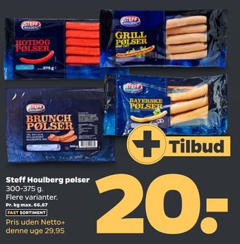 Netto Steff Houlberg pølser tilbud