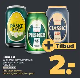 Netto Harboe øl tilbud