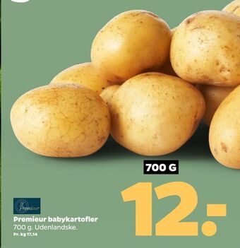 Netto Premieur babykartofler tilbud