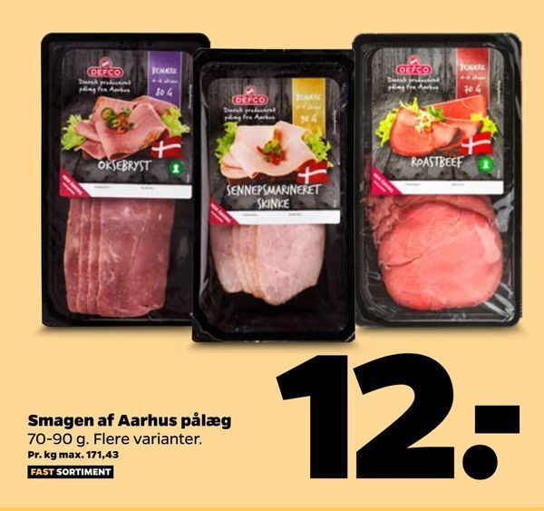 Smagen af Aarhus pålæg tilbud hos Netto