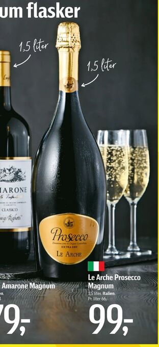 Føtex Le Arche Prosecco Magnum tilbud