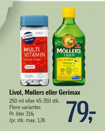 Føtex Livol, Møllers eller Gerimax tilbud