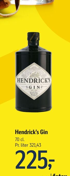 Føtex Hendrick's Gin tilbud