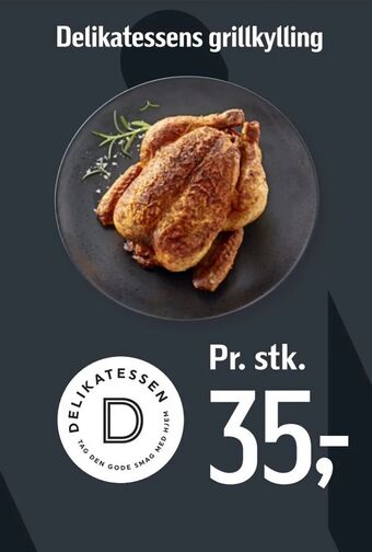 Føtex Delikatessens grillkylling tilbud