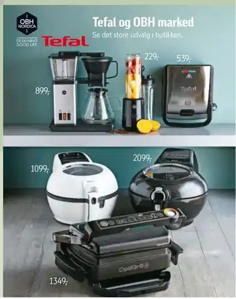 Føtex Tefal og OBH marked tilbud