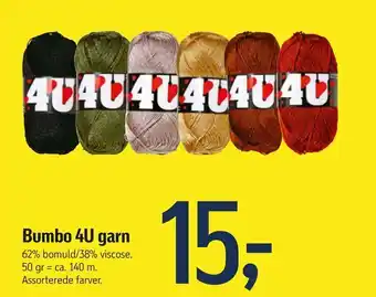 Føtex Bumbo 4U garn tilbud