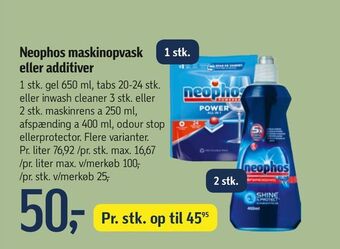 Føtex Neophos maskinopvask eller additiver tilbud