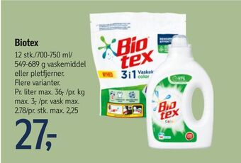 Føtex Biotex tilbud
