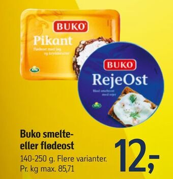 Føtex Buko smelte eller flødeost tilbud