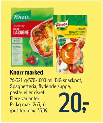 Føtex Knorr marked tilbud