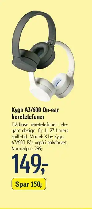 Kygo A3/600 On-ear høretelefoner