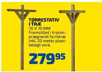 Davidsen Tørrestativ i træ tilbud