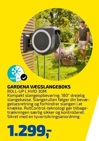 Davidsen Gardena vægslangeboks tilbud