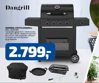 Davidsen Heimdal 410 ps gasgrill tilbud