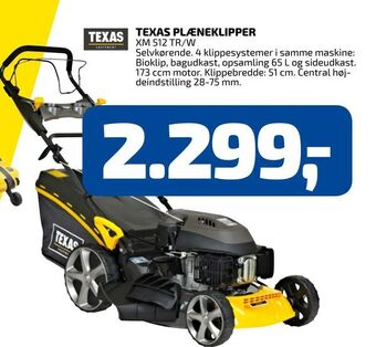 Davidsen Texas plæneklipper tilbud
