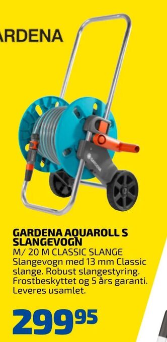 Davidsen Gardena aquaroll s slangevogn tilbud