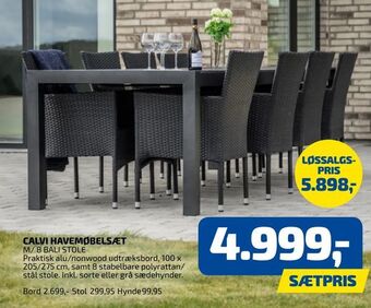 Davidsen Calvi havemøbelsæt tilbud