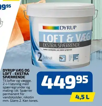 Davidsen Dyrup væg og loft - ekstra spærrende tilbud