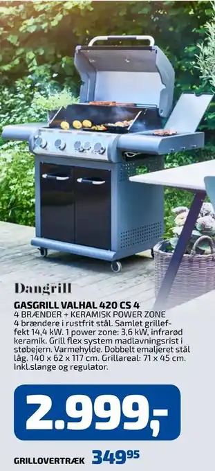Davidsen Gasgrill valhal 420 cs 4 tilbud