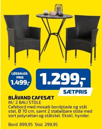 Davidsen Blåvand cafesæt tilbud