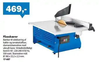 Biltema Fliseskærer tilbud