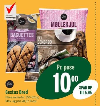 Min Købmand Gestus Brød tilbud