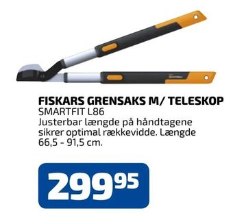 Davidsen Fiskars grensaks m/ teleskop tilbud