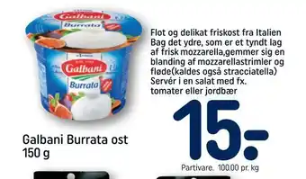 REMA 1000 Galbani Burrata ost tilbud