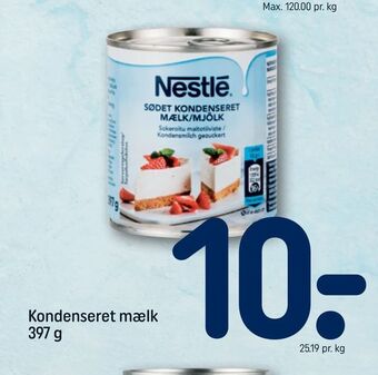 Kondenseret mælk