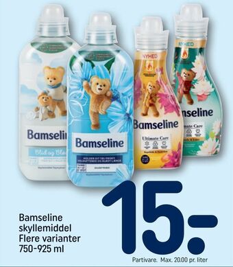 REMA 1000 Bamseline skyllemiddel tilbud