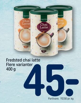REMA 1000 Fredsted chai latte tilbud