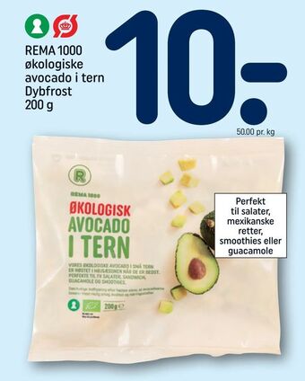 REMA 1000 REMA 1000 økologiske avocado i tern Dybfrost tilbud