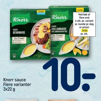 REMA 1000 Knorr sauce tilbud