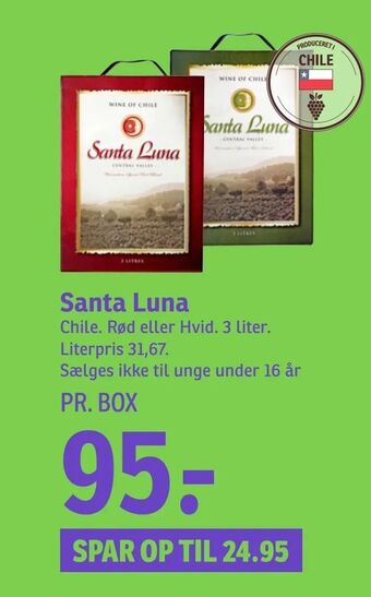 SPAR Santa Luna tilbud