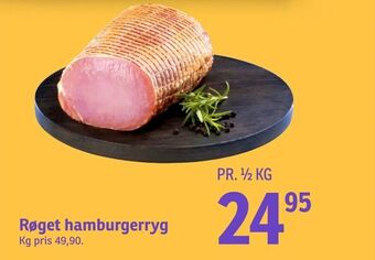 SPAR Røget hamburgerryg tilbud