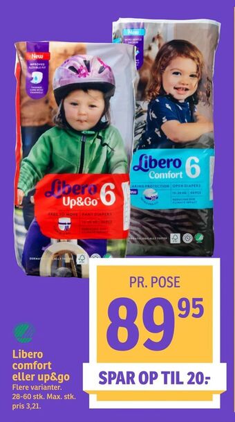 SPAR Libero comfort eller up&go tilbud