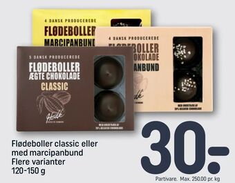 REMA 1000 Flødeboller classic eller med marcipanbund tilbud
