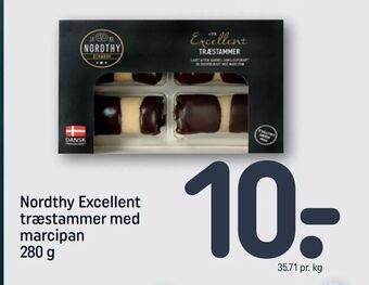 REMA 1000 Nordthy Excellent træstammer med marcipan tilbud