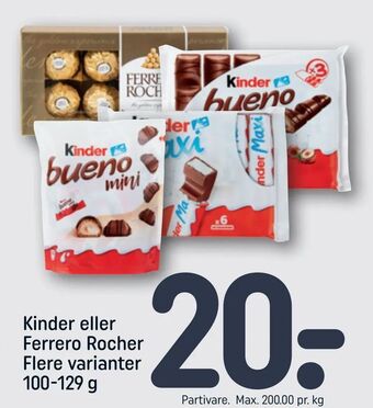 Kinder eller Ferrero Rocher