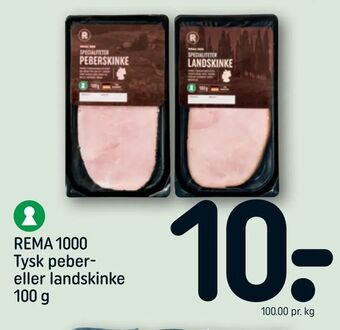 REMA 1000 REMA 1000 Tysk peber eller landskinke tilbud